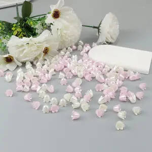100pcs and Acrylic Bell Flower Beads Caps, DIY Handmade Jewelry Making Supplies, Bracelet Necklace Accessories, DIY Beading Accessories