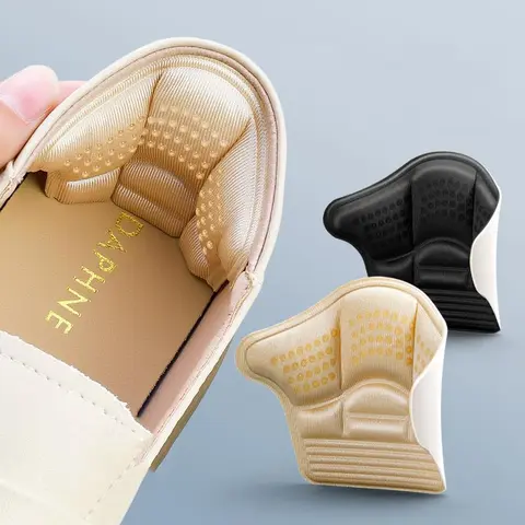 Solid Color Heel Sticker, Anti-heel Drop Anti-friction Foot Sticker, Heel Shoes Big Change Small Magic Weapon Heel Sticker, Leather Shoes Women Half Size Pad, Insoles For Heels, Heel Pads, Heel Inserts, Footwear