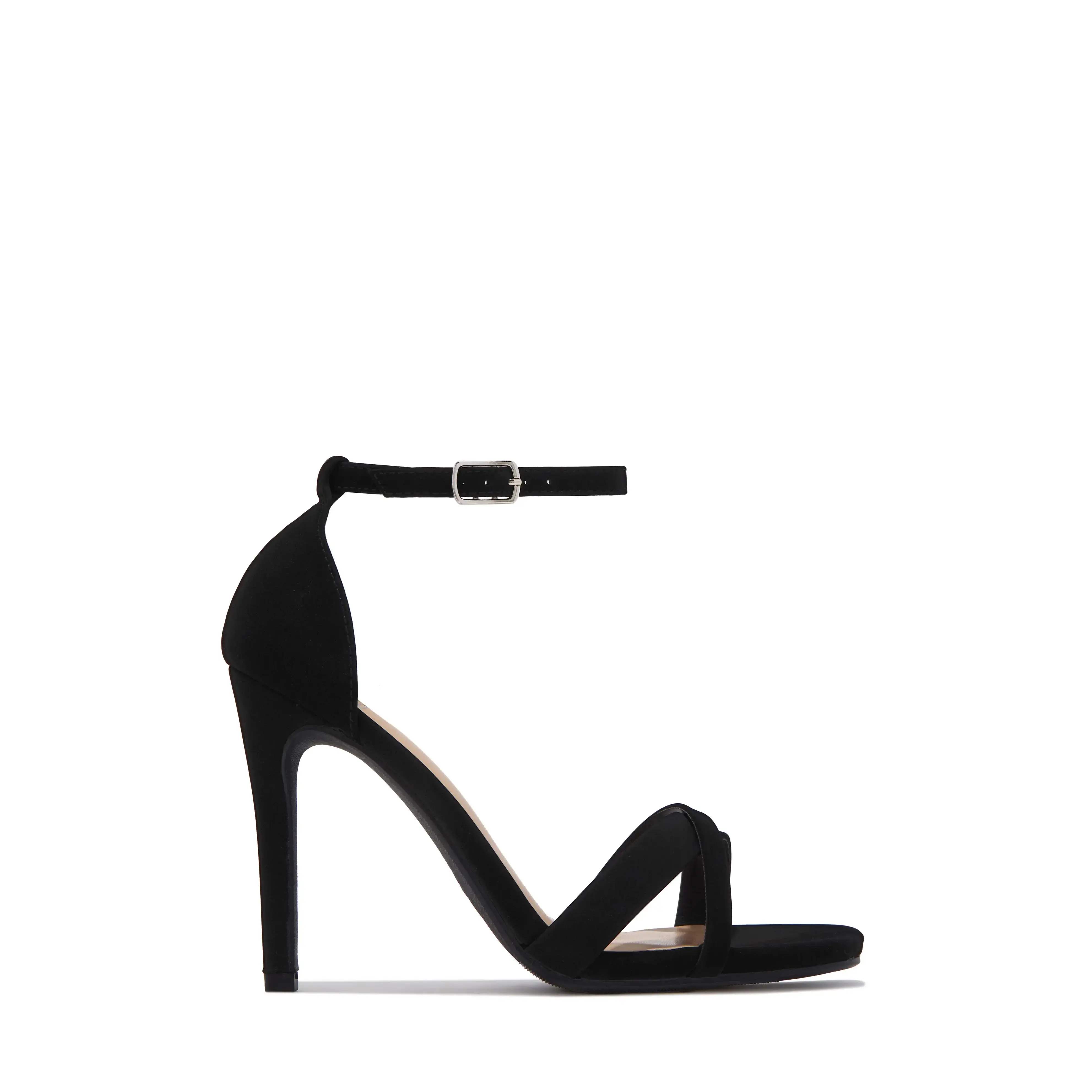 Khloe Single Sole Heels - Black