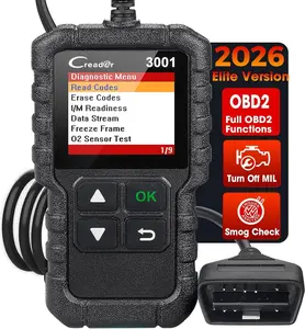 Creader 3001 OBD2 Scanner, Engine Fault Code Reader Mode 6 CAN Diagnostic Scan Tool for All OBDII Protocol Cars Since 1996, Lifetime Free Update