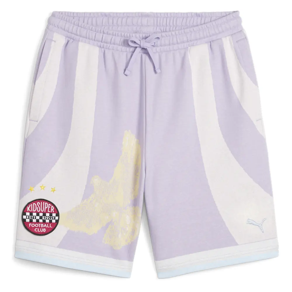 PUMA Mens X Kidsuper Drawstring Shorts Casual Bottoms Casual - Purple