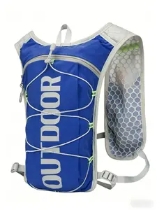 Lightweight Breathable Sport Running Vest with Hydration Pack, Safety Whistle & Phone Pocket, Unisex Outdoor Trail Running Backpack for Hiking/cycling