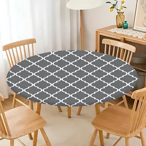 1pc fashionable and versatile floral series printed round tablecloth Washable Table Cover. Three sizes available. Suitable for home kitchen, living room, outdoor patio, garden. An exquisite tabletop decoration.
