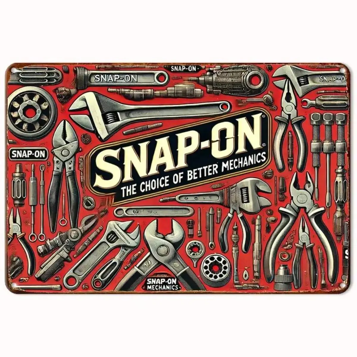 Metal Wall Art Featuring Assorted Tools & "The Choice of Better Mechanics" for Home, Garage, Bar Decor, Modern Home Decor, Garage Wall Art, Wall Decoration