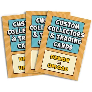 Custom Collectors Cards |   Add Your Photo, Name, Stats, or Text |   Personalized Design |   Sports Teams |   Baseball |   Gaming |   Gifts for Kids and Family, Rectangle 2.5" x 3.5", 50 Qty