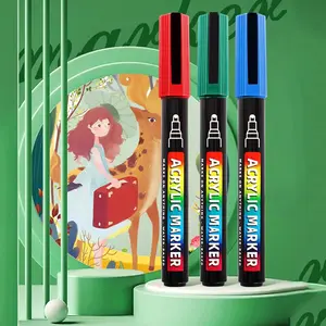 48 color marker set, a set of markers suitable for rock and stone painting, non erasable and smooth writing, with a thick head design, very suitable for school handmade production and home decoration, making creativity more vivid.