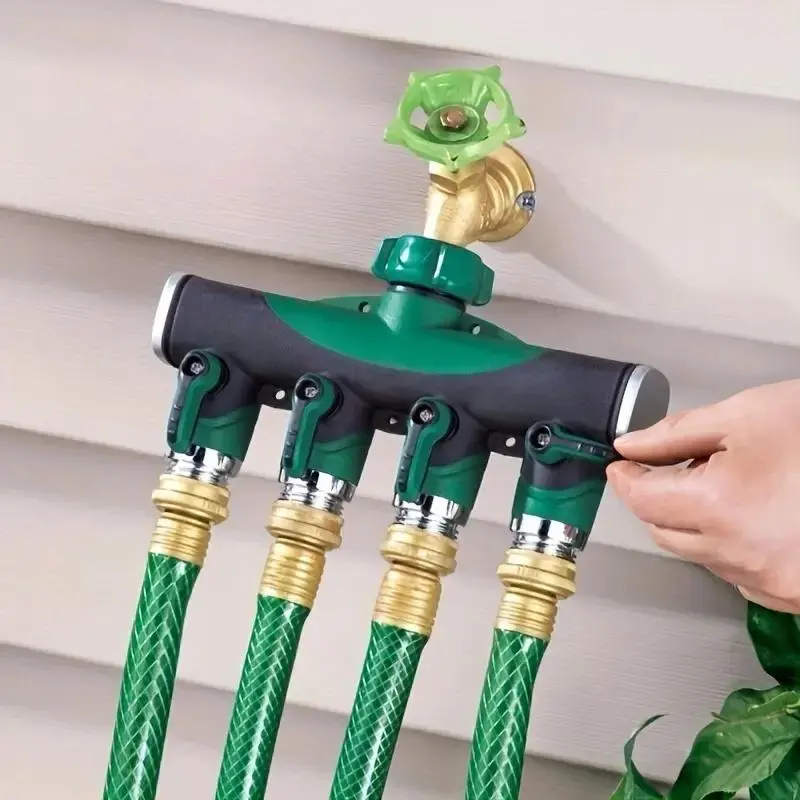 Garden Watering Faucet Joint, Water Pipe Switch with Adjustable Control Valve Switch, Garden Hose Adapter, Garden Hose Connector, Watering Sprinkler Nozzle, Nozzle Hose, Gardening & Lawn Supplies, Watering For Garden, Watering Systems, Sprayer Nozzle