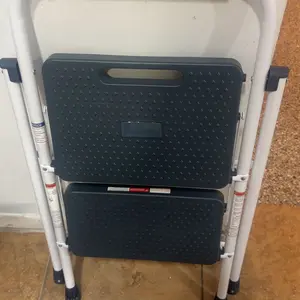 【Back To School 】Sweet Furniture S - Step Ladder, Foldable Stool with Wide Pedal, Cushioned Handle, 800lbs Capacity for Home Kitchen and Outdoor