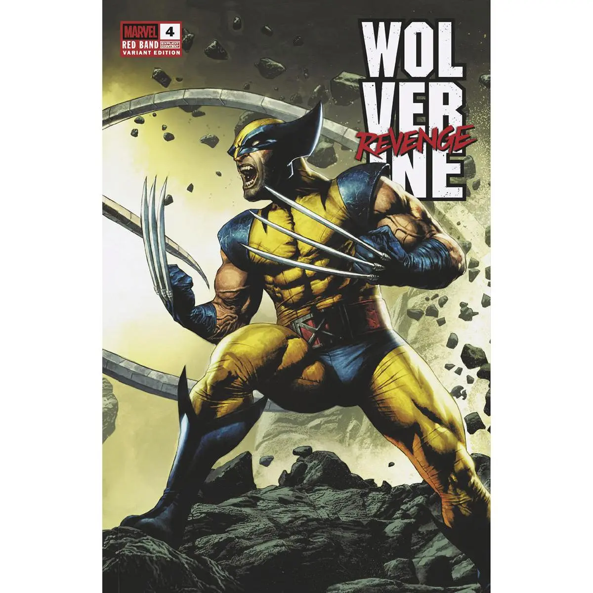 New Wolverine: Revenge - Red Band #4 Single Issue Paper Comic, Unknown Comics Mico Suayan Connecting Cover Exclusive Var, Polybagged, Explicit Content, Vengeance, Exclusive Pages (01/22/2025)