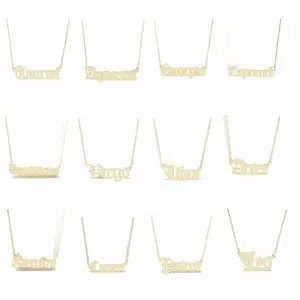 Zodiac Necklace - Elegant Design with Unique Zodiac Motif, Ideal for Personalization and Celebration