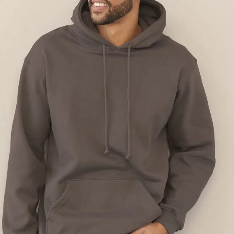 Bayside - USA-Made Hooded Sweatshirt, Casual Style, Suitable for Men, Versatile Top for Everyday Wear - Tops, Menswear