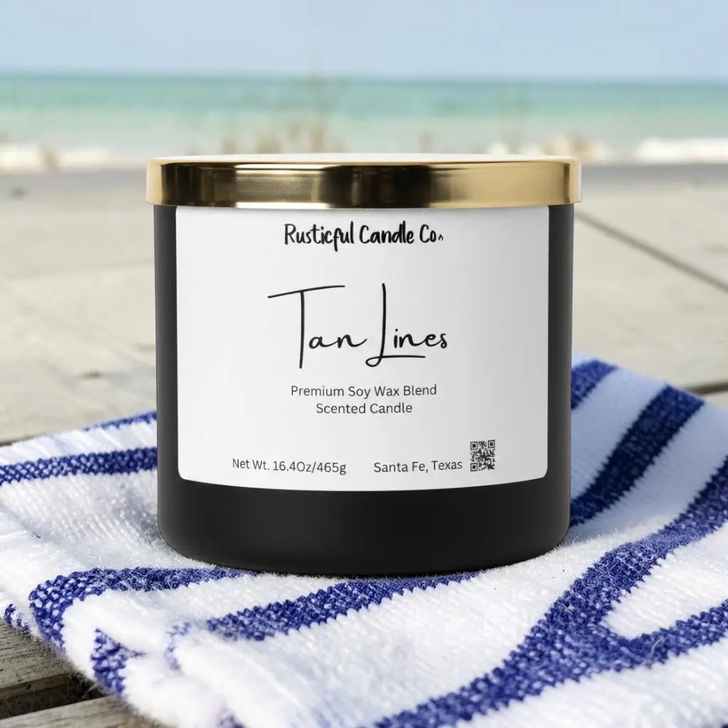 Tan Lines 3 Wick Scented Candle