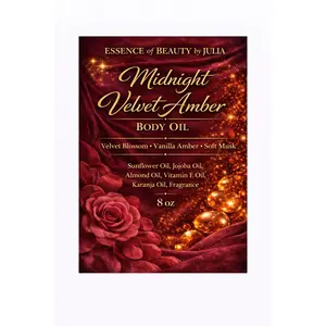 Midnight Velvet Amber Body Oil 8oz