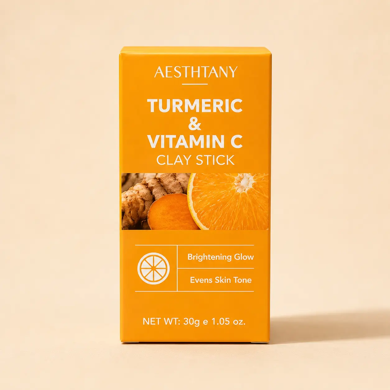 AESTHTANY Turmeric & Vitamin C Clay Stick Mask