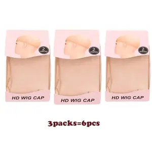 Invisible Wig Cap For Wig HD Lace Front Wig Cap For Wig Stocking Wig Caps For Women