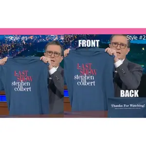 The Last Show with STEPHEN COLBERT 2026 T-Shirt