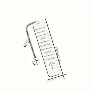40pcs stainless steel bookmarks, inspirational Christian bookmarks, birthday gifts for book lovers, religious bulk gifts for him/her, biblical scriptures bookmarks, gifts for faith in 2024