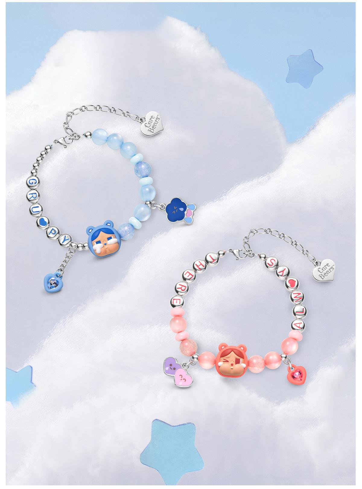 [POP NOW] POP MART CRYBABY × Care Bears Series - Bracelet Blind Box Mystery Gift