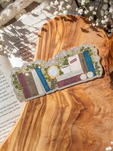 Mystery Reader Bookshelf Die-Cut Bookmark for Mystery Booktok Readers
