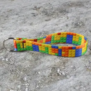 Quirky Keychain Wristlet  Fun Key Wrist Strap Full of Personality