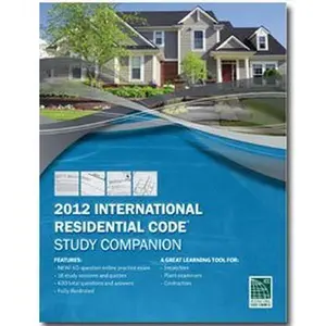 USED Book - 2012 International Residential Code Study Companion by Douglas Thornburg (Paperback) - english