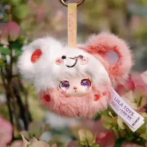 Baby Three- Lilla Tea Party toy doll，Stuffed Anima，Backpack or clothing decoration，Soft Furry Collectibles，Stuffed Animal，Bunny Plush Dolls