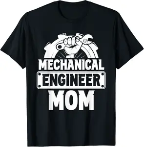 Mechanical Engineer Mom Study Graduate Student Engineering T-Shirt - Clydebell Shop 60B0BYX5JMHF