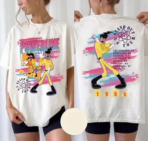 Powerline Stand Out World Tour 1995 Retro T-Shirt, Family Matching Shirt, WDW Birthday Gift