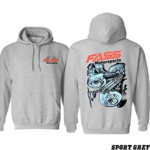 FASS Motorsports T-shirt, sweatshirt, hoodie--turbocharger blueprint design, suitable for diesel truck enthusiasts, racing fans, unisex men's clothing, casual wear