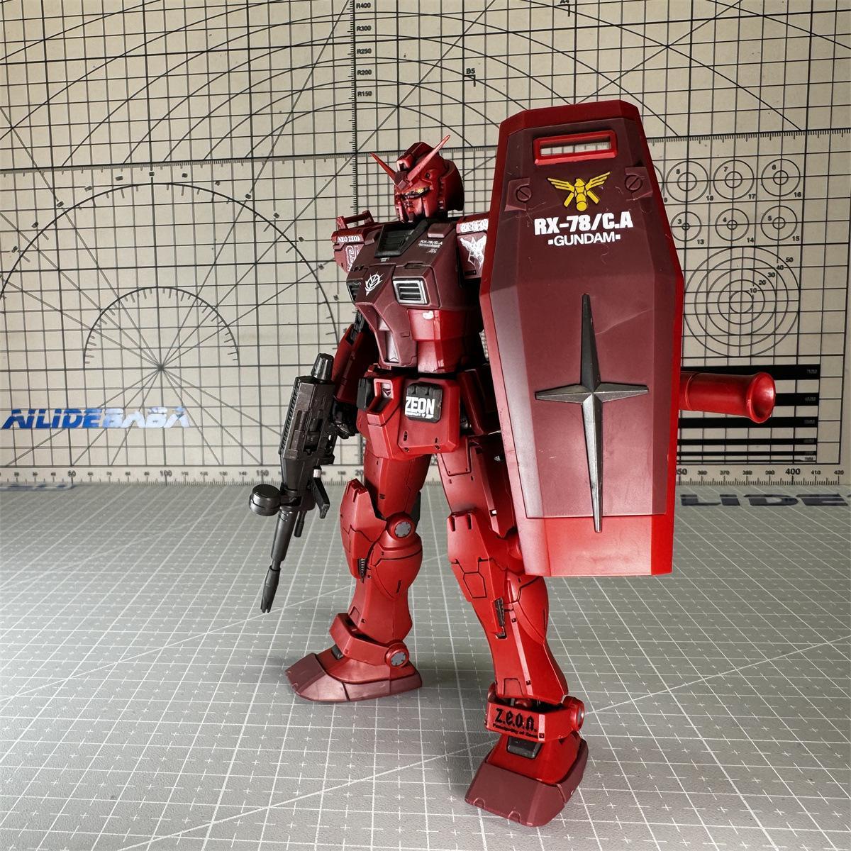 HG 1/144 Assembly Model Kit GTO Genzu R6 Zaku 2 Type C-6 Anime Action Figures Robot Mecha Plastic Model Hobby Doll Toy Gifts