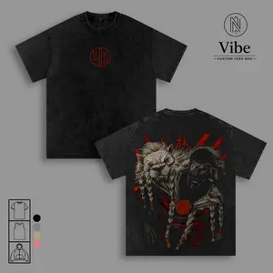 Invincible Thragg Vintage Washed Oversized T-Shirt, Tank Top, Thragg Viltrumite Graphic Tee, Villain Streetwear Heavyweight Cotton Unisex Shirt, Gift for Invincible Fans