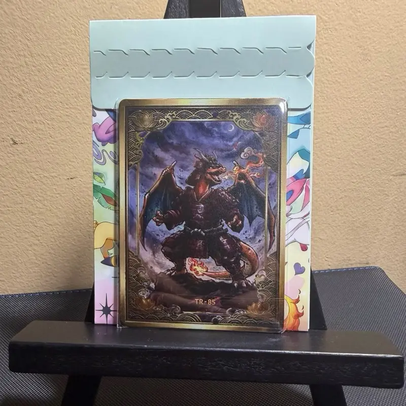 Fantasy Poke Art Scroll Metal Card