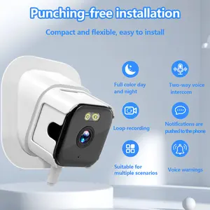 2k Window Camera WiFi 5g Dual Band Night Vision HD Wireless Indoor, WiFi Security Cameras, High-Resolution Security Surveillance System
