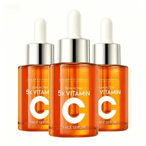 Renewing serum with 5x vitamin C, hyaluronic acid, and niacinamide; repairing facial serum, moisturizing, nourishing, and radiant—Skincare 1.1