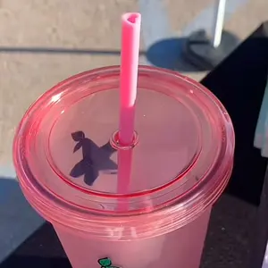 Heart Drinking Straw