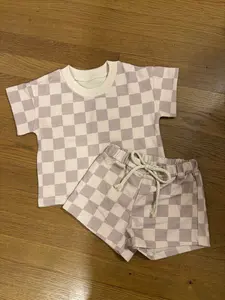 Checkered Shorts Set