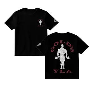 Gold's Gym YLA T-Shirt, Workout Wear, Men's Sport Outfit, Gym Men's Top, Muscle Training Shirt, Gym Apparel, Training Clothing