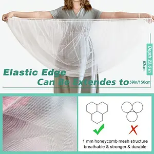 Stay Protected from Mosquitoes with this Durable Pink Stroller Mosquito Net - Perfect for Newborn Infant Baby Strollers, Bassinets, Cradles, Playards, Pack N Plays & Mini Cribs! Christmas Halloween Gift