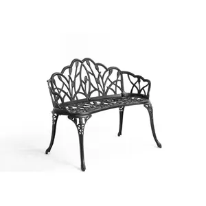 Cast aluminium bench