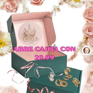 Abre cajita conmigo!! Joyeria de Oro Laminado de 14k ven y elige tus favoritas en nuestro live. XP