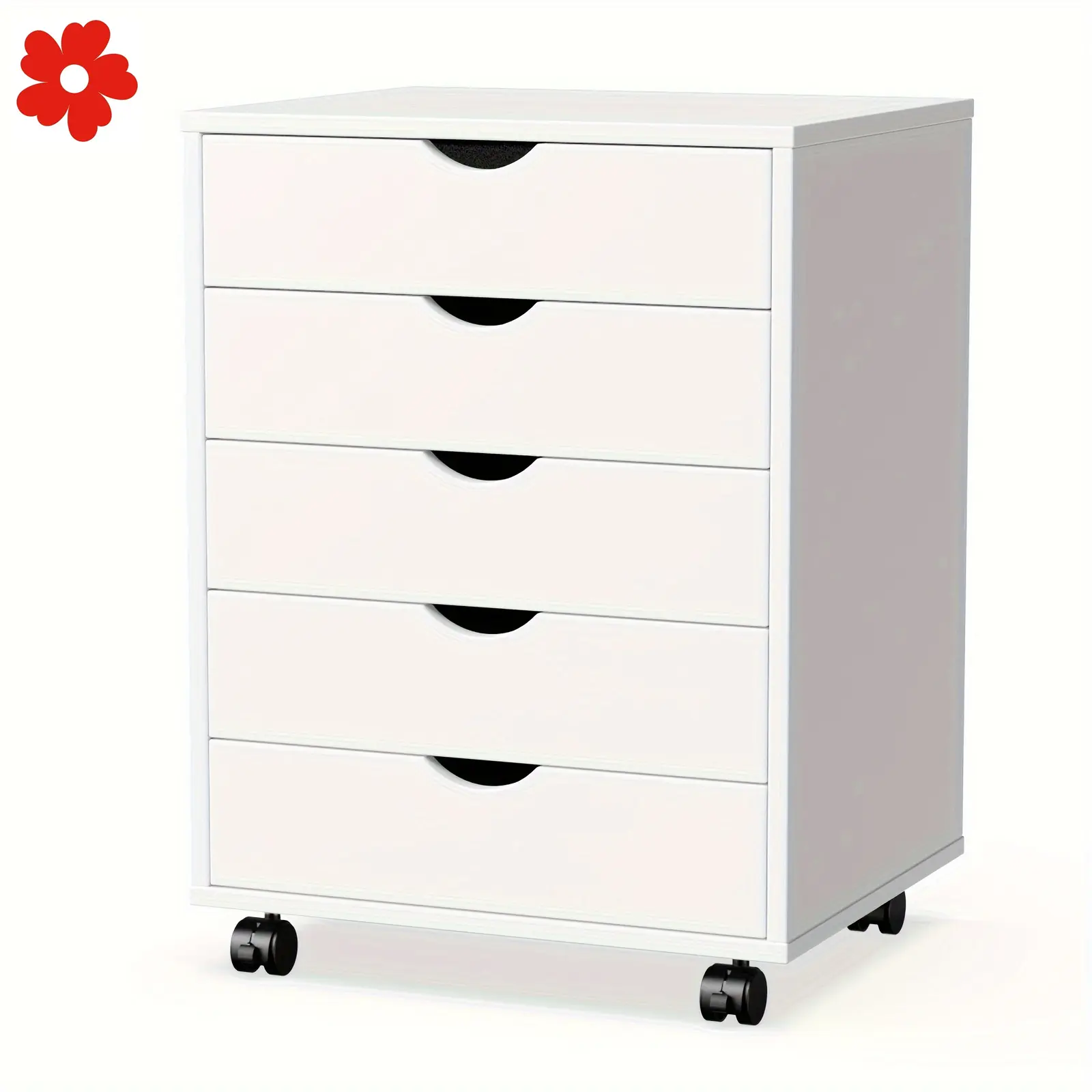 New Chest Dumos Storage 5 drawer Wooden Floor Cabinet Printer Office storage and desktop accessories