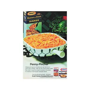 1960s Vintage Kraft Macaroni & Cheese Dinner Ad Poster - Retro Food Wall Art