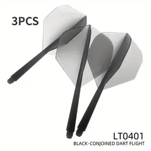 3pcs New 70% Transparent 2ba Dart Arrows, Integrated Wing, Durable L-Shaped Axis, Precision Throwing, Air Dynamics, Lightweight Flight, Darts Gear