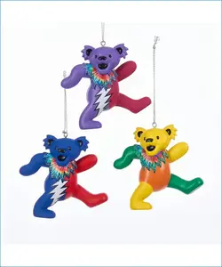 Grateful Dead - Dancing Bear Christmas Ornament
