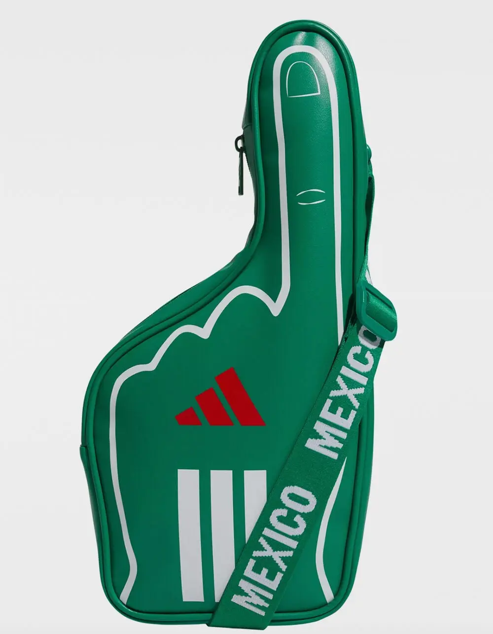 ADIDAS Mexico Finger Crossbody Bag, Green