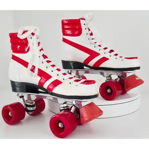 VINTAGE *NEW* 1970's Hot Shot Vinyl Demi-Boot Roller Skates-Women's Size 8