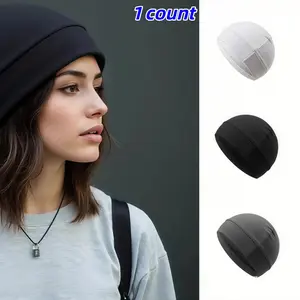 Unisex Functional Solid Color Casual Sports Hat, Elastic Helmet Liner for Outdoor Activities, Breathable Sweat-Wicking Running Cap, Windproof and Sun Protection Cycling Hat