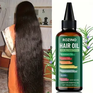 Natural Riches 100% Pure Premium Rosemary Oil For Hair Growth Infused With Biotin & Vitamin E Jojoba & Castor Oil Hair Strengthening Treatment | Nourishing & Volumizing | Non GMO Verified