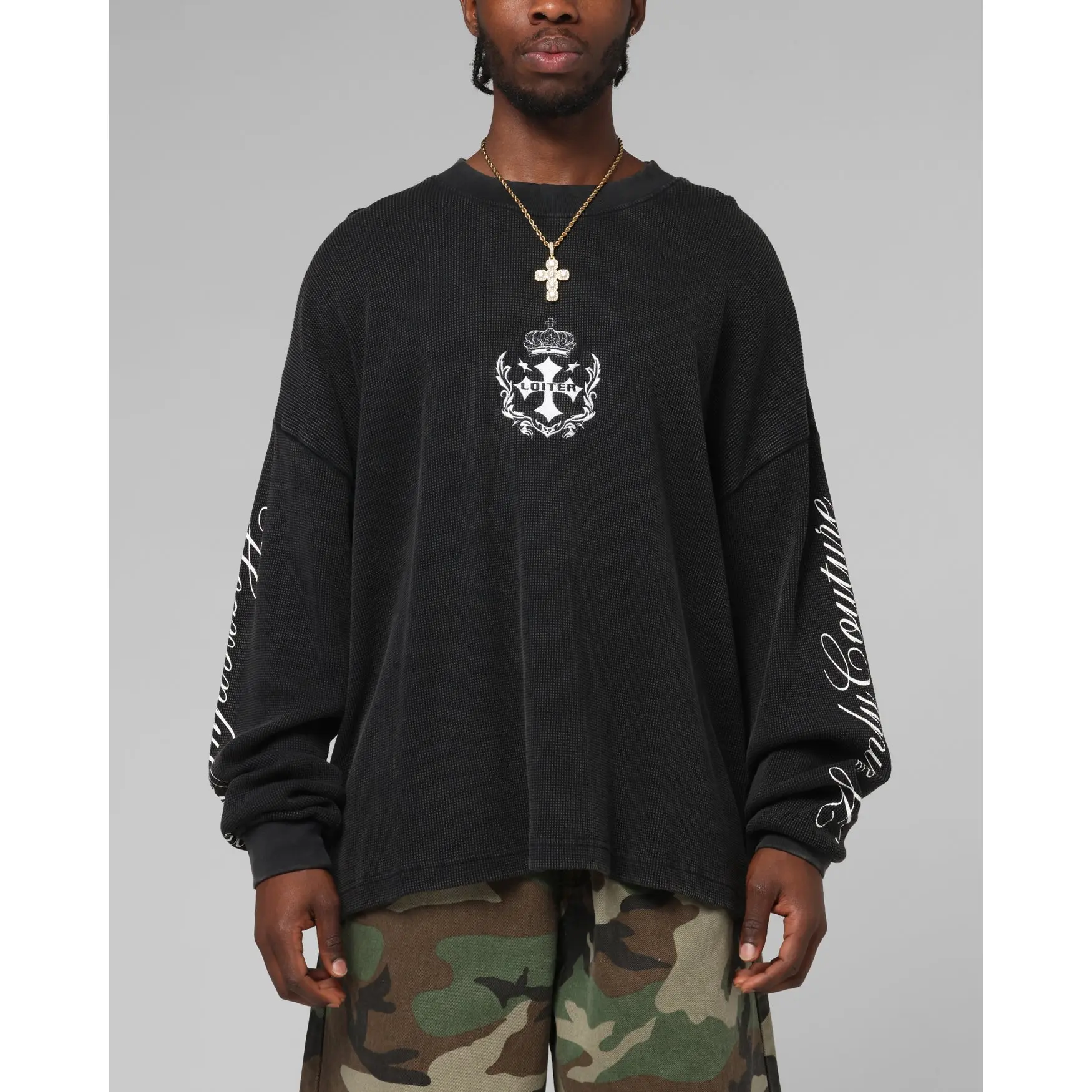 Loiter Purity Thermal Long Sleeve T-Shirt Black