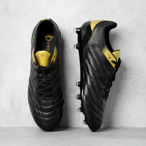 Aventto Black Firm Ground Soccer Cleats